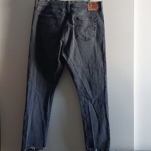 Levi's 501 Jeans- Faded Black/Gray 34x28 Gray Unisex